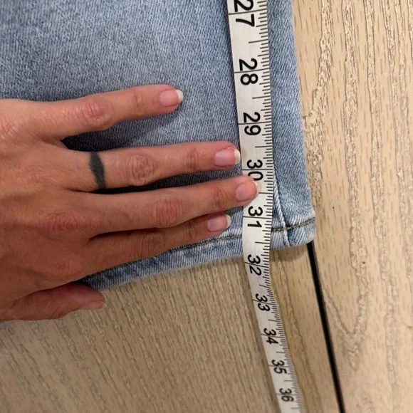 Hidden Jeans Light Blue Straight Leg Carpenter’s Jeans - Picture 6 of 6